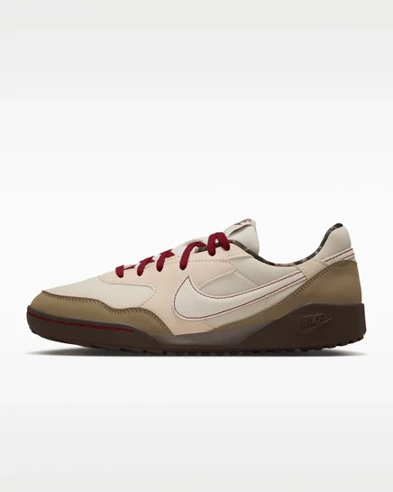 Женские замшевые кроссовки Nike Terra Manta Suede, перламутрово-белые/коричневые/красные