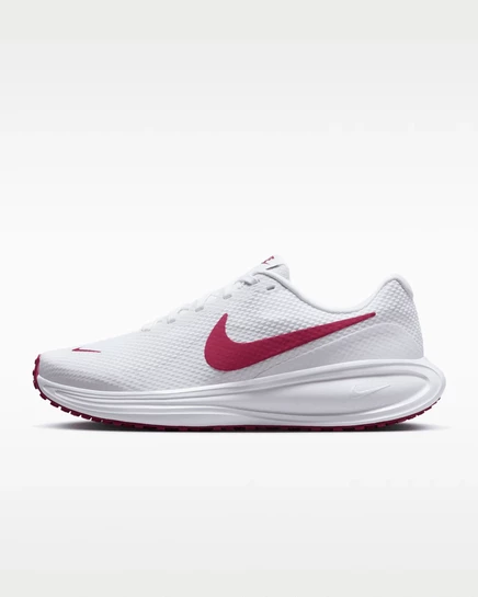 Женские кроссовки Nike Revolution 8 для бега, белые/платиновые/свекольные