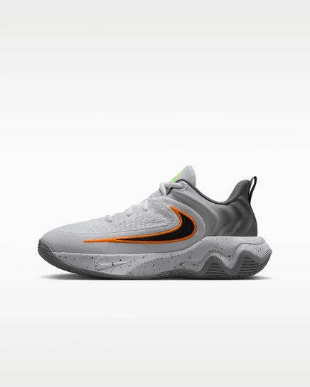 Детские кроссовки Nike Giannis 4, белый/желтый/серый