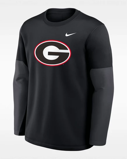 Мужской лонгслив Nike Georgia Sideline Therma-FIT, черный