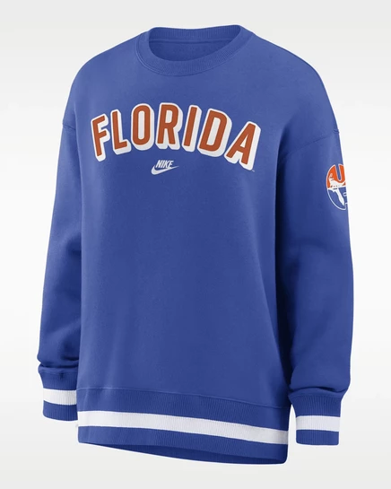 Женский свитшот Nike Florida Phoenix оверсайз, королевский