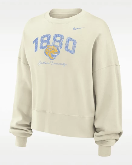 Женский свитшот Nike Jordan College Phoenix Fleece, молочный