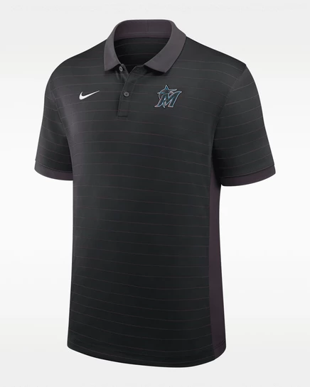 Мужское поло Nike Authentic Striped Victory Dri-FIT, черное