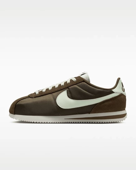 Мужские кроссовки Nike Cortez Textile, темно-ореховые