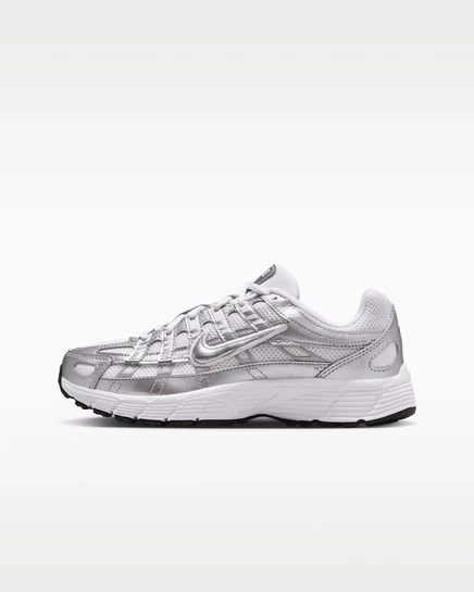 Кроссовки для малышей Nike P-6000, бело-голубые/черные