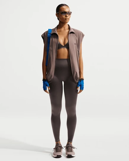 Женские легинсы NikeSKIMS, высокая талия, смоляные