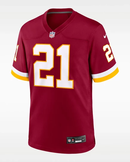 Мужское джерси Nike Sean Taylor Commanders, бордовый