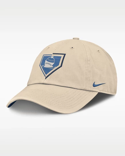 Мужская тракер-бейсболка Nike Milwaukee Brewers City Connect Club, натуральный/синий