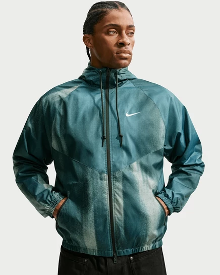 Мужская куртка Nike Windrunner «Sunset», минерально-серая/белая
