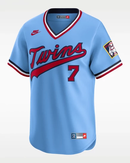 Мужская джерси Nike Joe Mauer Cooperstown Dri-FIT ADV, кобальтовая