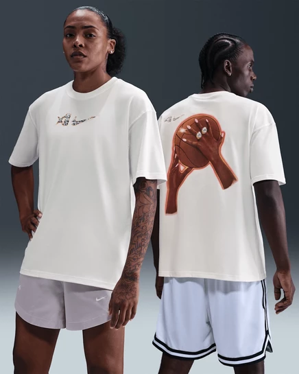 Унисекс футболка Nike A'ja Wilson Dri-FIT, молочная