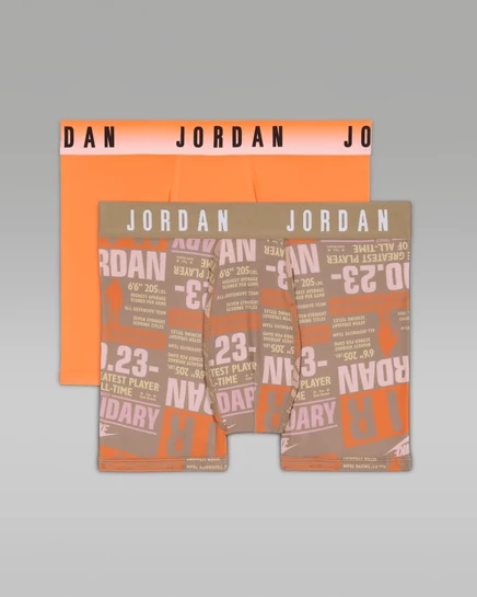 Боксеры для мальчиков Jordan Dri-FIT, 2 пары, хаки