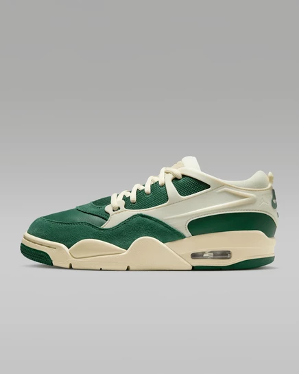 Женские кроссовки Jordan 4 RM, fir/malachite/coconut milk