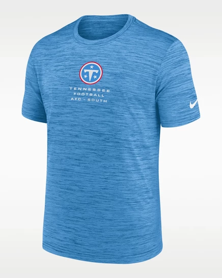 Мужская футболка Nike Titans Velocity Dri-FIT, голубая