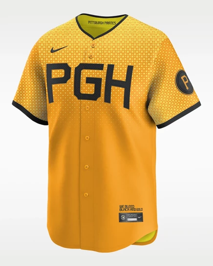 Мужская футболка Nike Pittsburgh City Connect, желтая