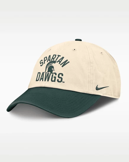 Мужская бейсболка Nike Michigan State, натуральная