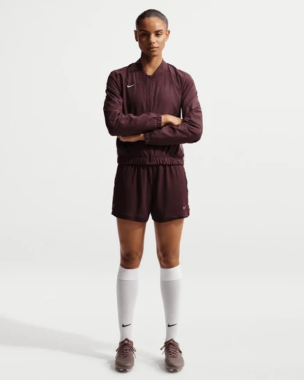 Женские шорты Nike United Academy, бордовые/многоцветные