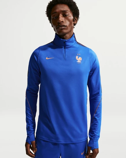Мужская тренировочная футболка Nike FFF Strike Dri-FIT, королевский синий