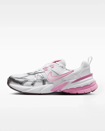 Женские кроссовки Nike V2K Run, бело-розовые