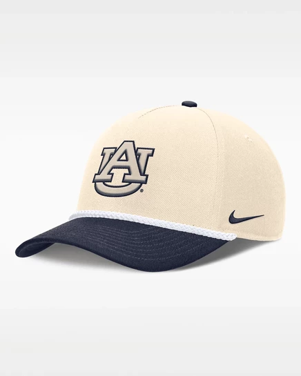Унисекс кепка Nike Auburn Primetime Rope натуральная/синяя