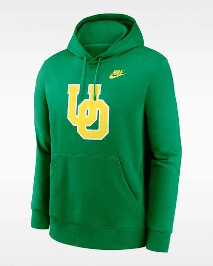 Мужская худи Nike Oregon Legacy Club, зеленая