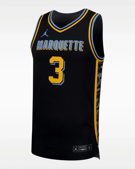 Мужская майка Nike Marquette Golden Eagles, чёрная