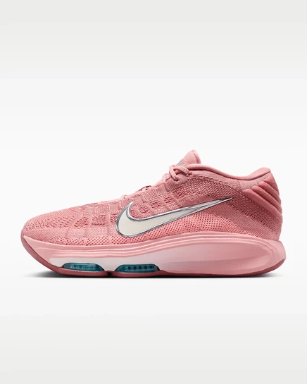 Унисекс баскетбольные кроссовки Nike G.T. Hustle 3 «Haunted Heights», красный/серебристый металлик/розовый/бледно-слоновый