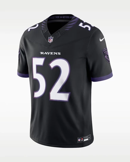 Мужская джерси Nike Ray Lewis Ravens, черная