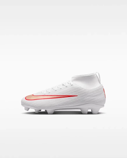 Детские бутсы Nike Mercurial 11 Club, бело-красные