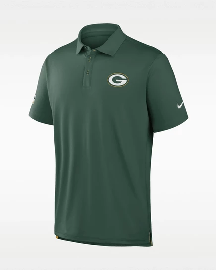 Мужское поло Nike Green Bay Packers Tour, зеленое