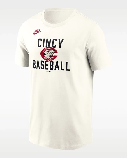 Мужская футболка Nike Cooperstown '70s Reds, кремовая