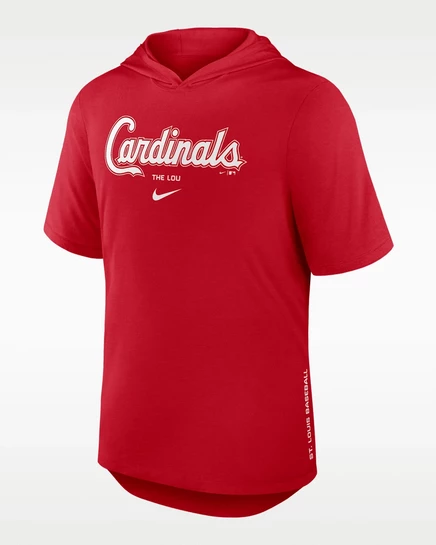 Мужское худи Nike Dri-FIT St. Louis Cardinals, красное