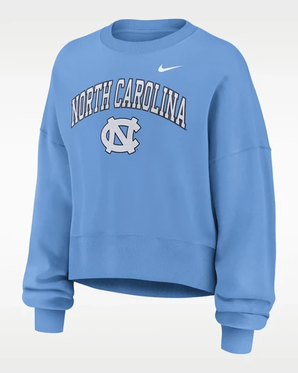 Женская толстовка Nike North Carolina Phoenix Arch, светло-голубая