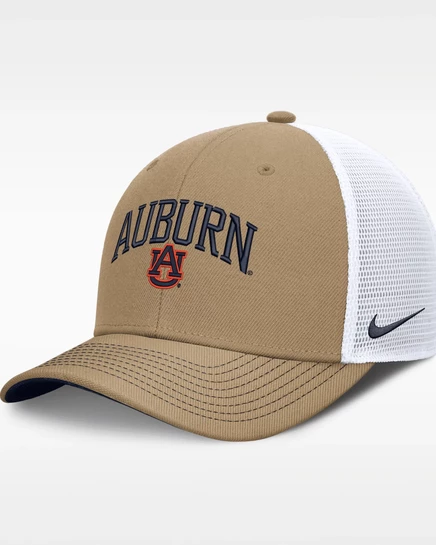 Мужская кепка Nike Auburn Primetime, бежевая/синяя