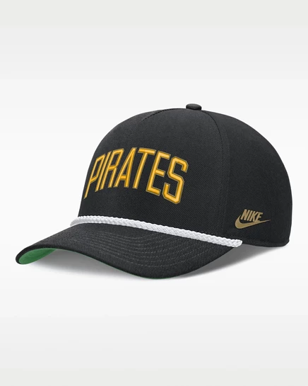 Мужская кепка Nike Pittsburgh Pirates Rise, черная