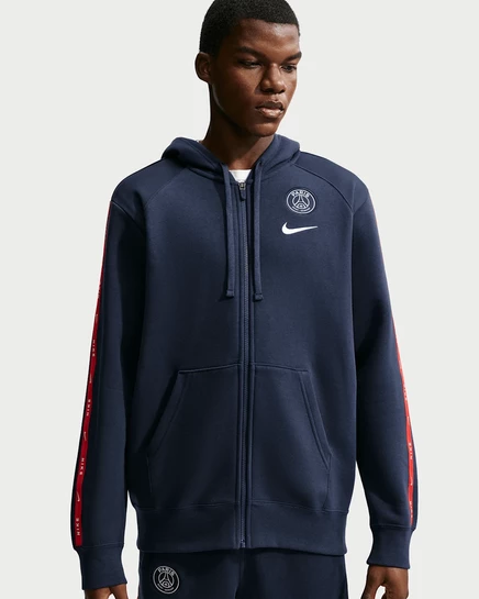 Мужское худи Nike PSG City Side, темно-синее/белое