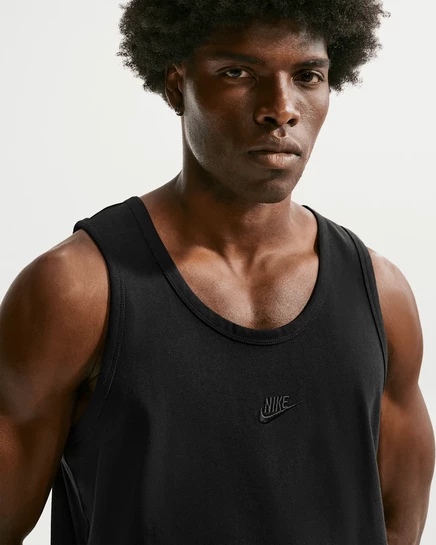 Мужская майка Nike Sportswear Premium Essentials, черная