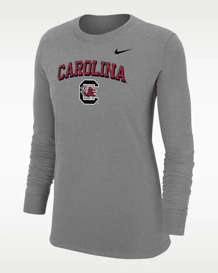 Женский лонгслив Nike South Carolina, серый