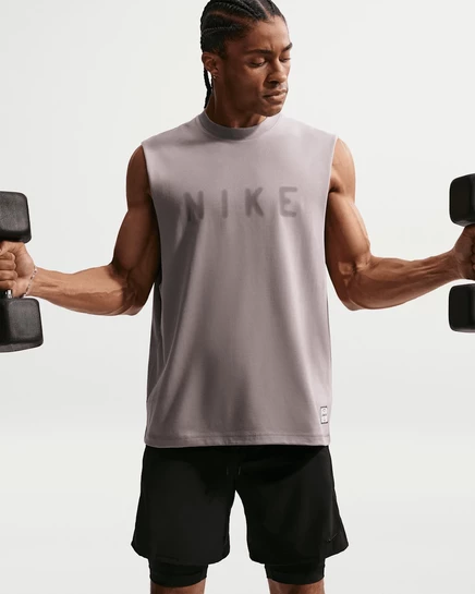 Мужская майка Nike N.A.C. Dri-FIT тренировочная, светло-фиолетовая