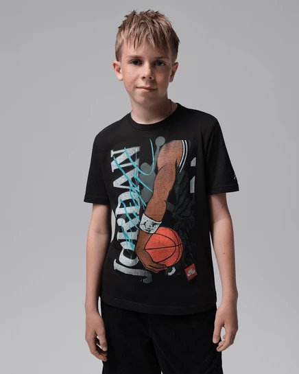 Футболка для мальчиков Jordan Jumpman, черная