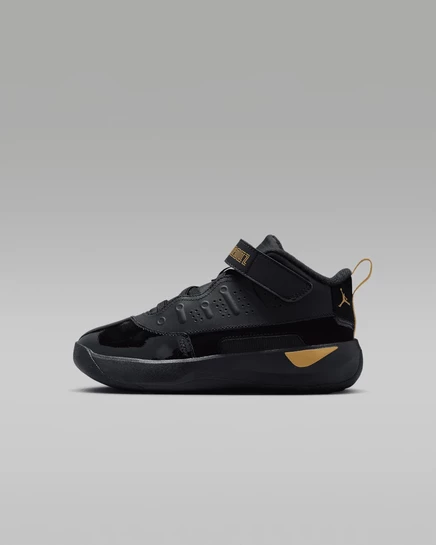 Детские кроссовки Jordan Max Aura 7, черные/золотистые