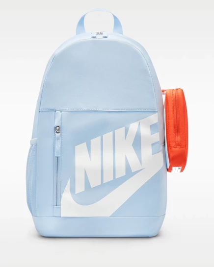 Унисекс рюкзак Nike Elemental 20 л, голубой/оранжевый/белый