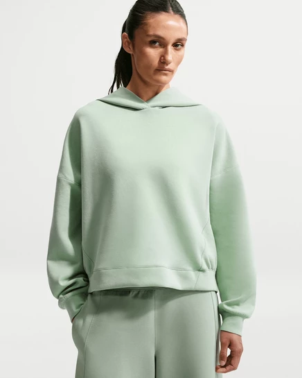 Женская худи Nike 24.7 ImpossiblySoft, голубая/белая/зелёная