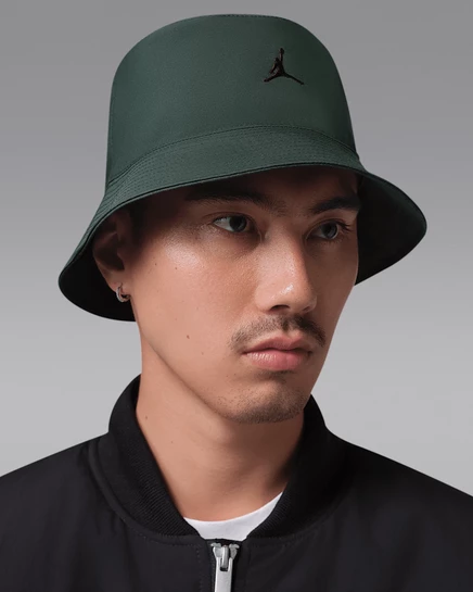 Унисекс двусторонняя панама Jordan Apex, темно-зеленая/коричневая