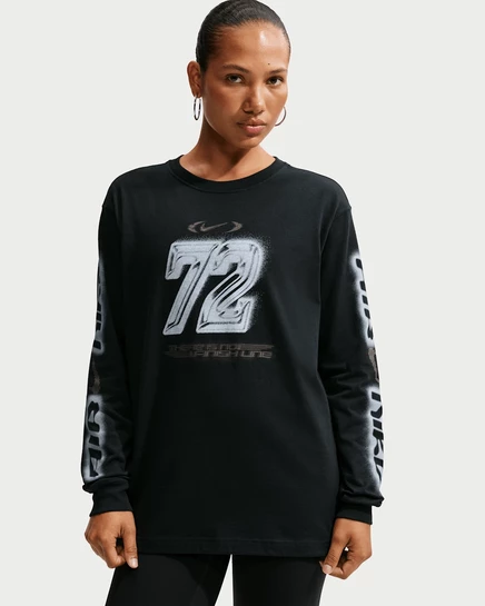 Женский лонгслив Nike Sportswear Classic, черный