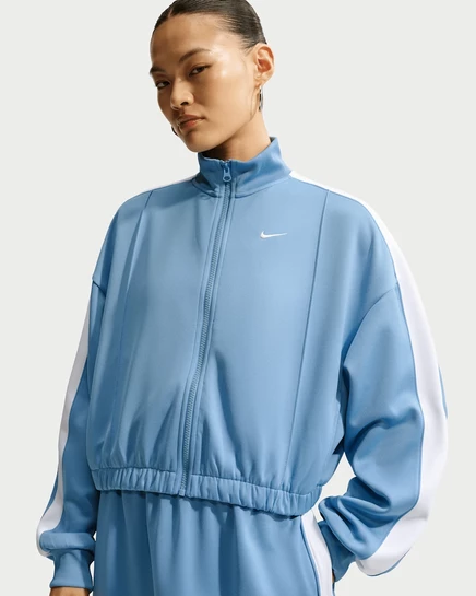 Женская олимпийка Nike Sportswear, синяя/белая/белая