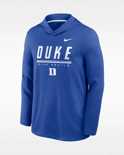 Мужской лонгслив Nike Duke Sideline, синий с белым