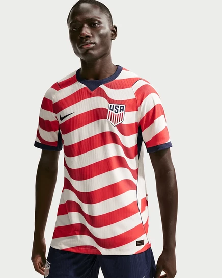 Мужская футболка Nike USMNT 2026 Aero-FIT, молочно-темно-синяя
