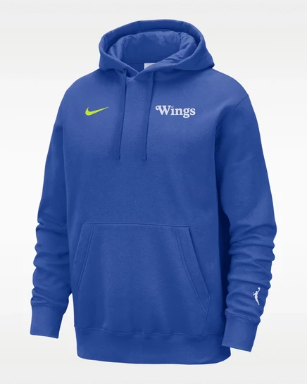 Женское худи Nike Dallas Wings WNBA, синее/белое/зеленое