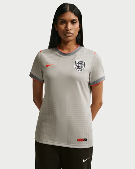 Женский топ Nike England x Palace, серо-красный